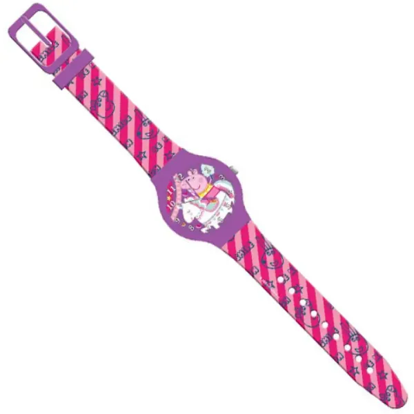 Peppa Wutz analoge Armbanduhr in Kunststoff-Geschenkbox Bild 2