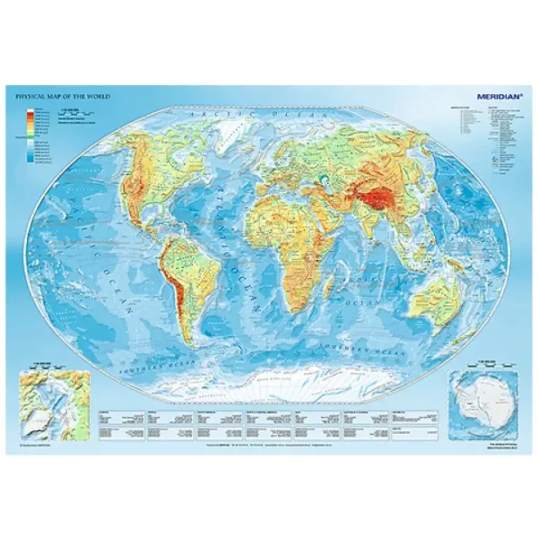 Physische Weltkarte, 1000-teiliges Puzzle – Trefl Bild 2