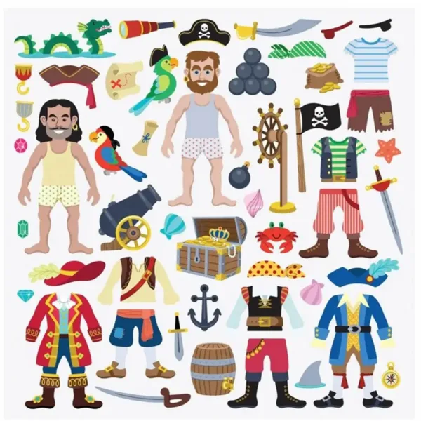 Piraten-Puffy-Aufkleber-Set - Melissa & Doug Bild 2