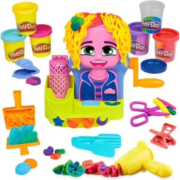 Play-Doh: Friseursalon mit 6 Dosen Knete - Hasbro Bild 2