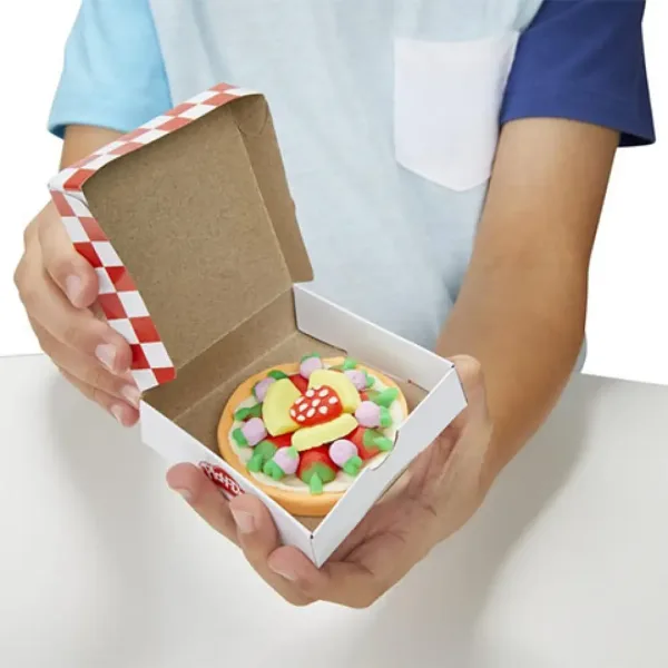 Play-Doh: Kitchen Creations Pizza-Knetset mit Zubehör 284g - Hasbro Bild 3