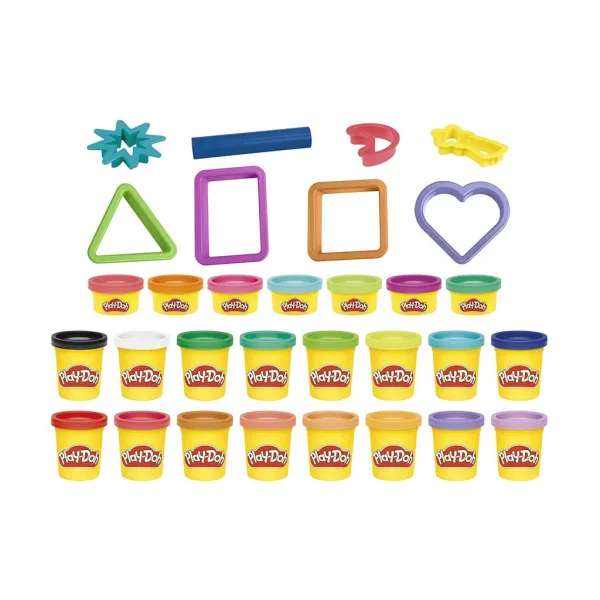 Play-Doh: Knetset mit 23 Döschen Knete und weiterem Zubehör - Hasbro Bild 2