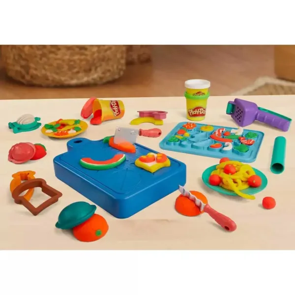 Play-Doh: Little Chef Knetset mit 5 Dosen Knete und Zubehör 255g - Hasbro Bild 3