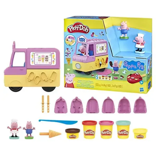 Play-Doh: Peppa Wutz Eiscreme-Set mit Zubehör 227g - Hasbro Bild 2