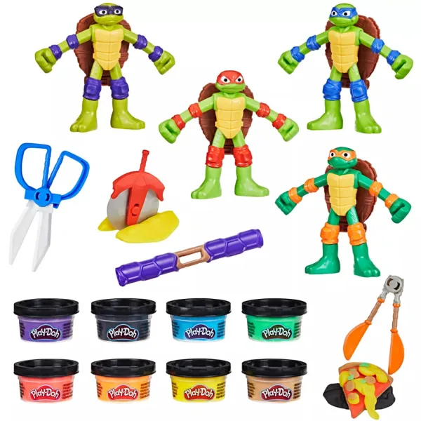 Play-Doh: Teenage Mutant Ninja Turtles Cowabunga Kreationen Spielset – Hasbro Bild 4