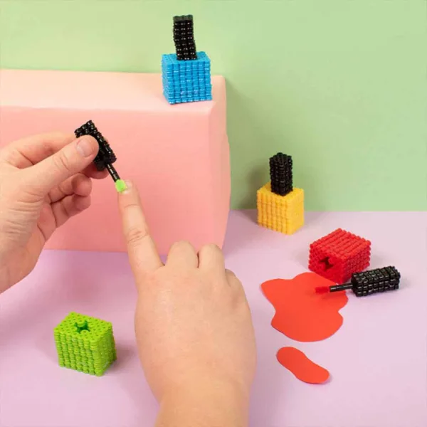 PlayBox: 5mm MIDI Bügelperlen, 10 Grundfarben, 28.000 Stück Packung Bild 3