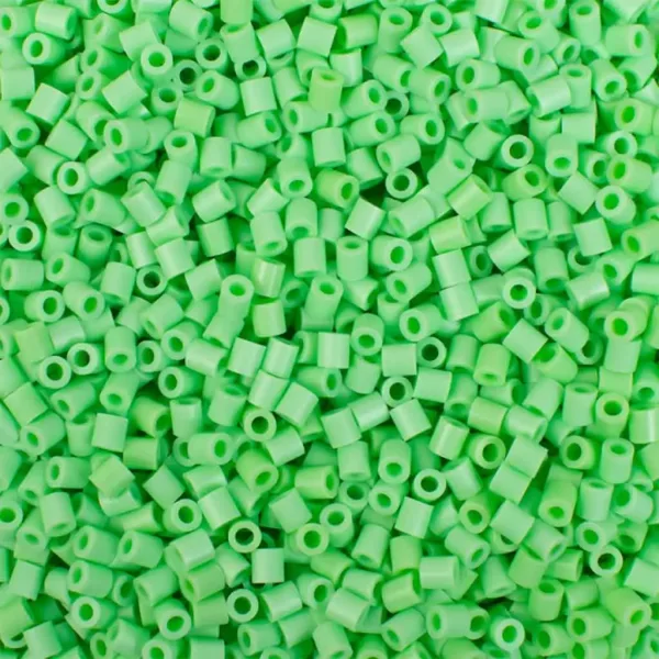 PlayBox: 5mm MIDI Bügelperlen in Hellgrün, 6000 Stück Packung Bild 2