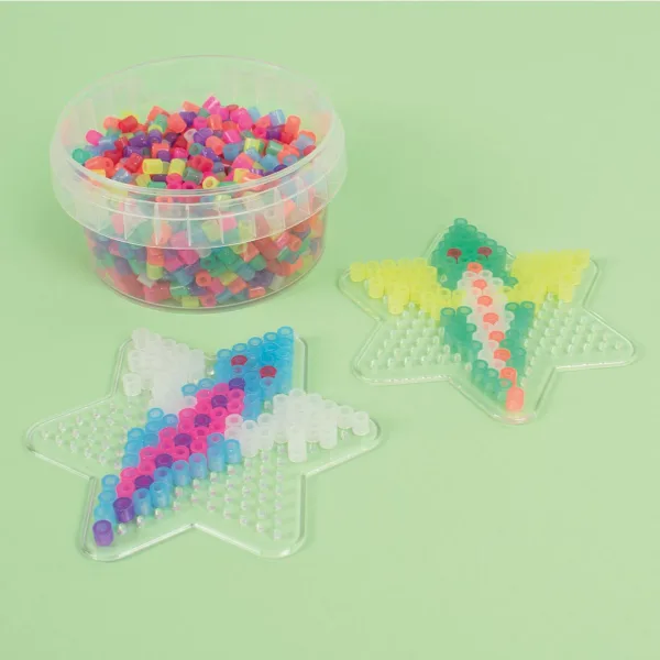 PlayBox: 5mm MIDI bügelperlen 1000 Stück in schimmernden Farben Bild 2