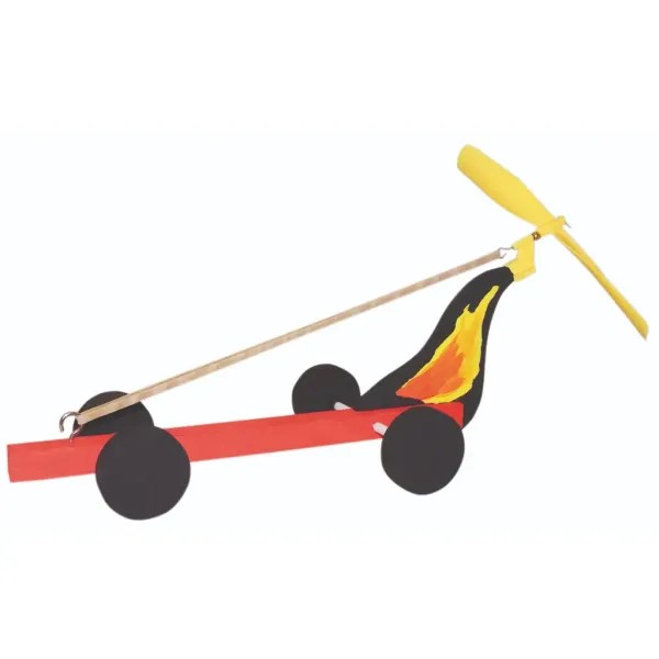 PlayBox: DIY Holzauto mit Propeller 6er-Set Bild 2