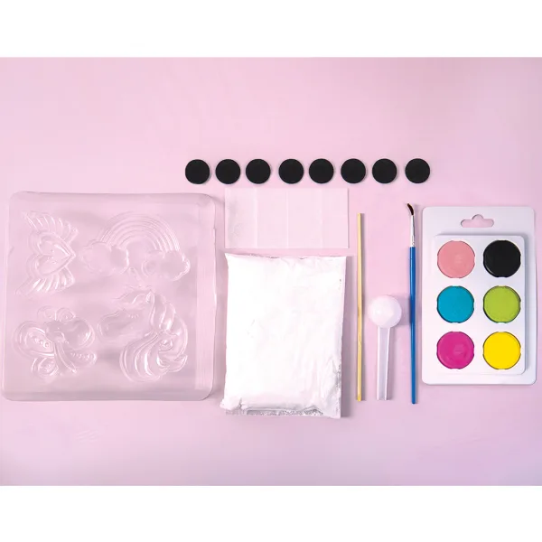 PlayBox: Einhorn-Kühlschrankmagnet-Gipsabdruck-Set Bild 2