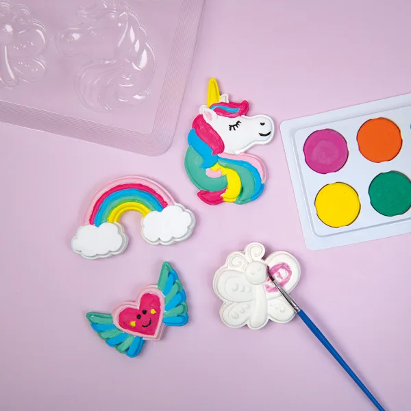 PlayBox: Einhorn-Kühlschrankmagnet-Gipsabdruck-Set Bild 4