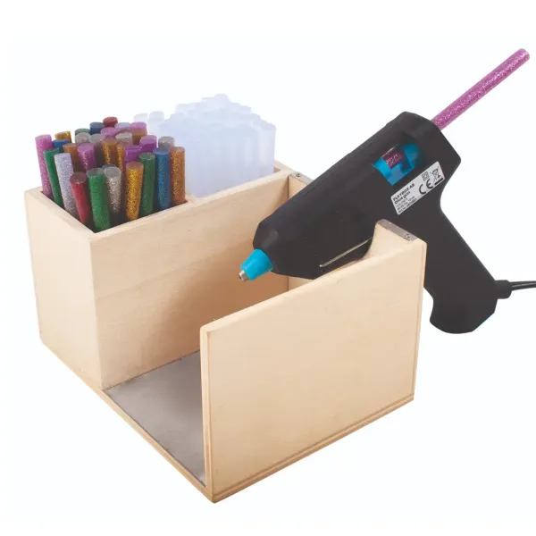 PlayBox: Holz-Heißklebepistolenhalter 14,5x11cm Bild 2