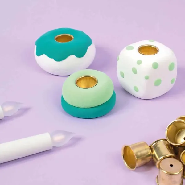 PlayBox: Kupfer-Kerzenhalter 21mm Durchmesser 25er Packung Bild 3