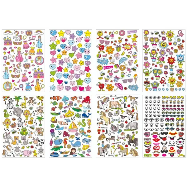 PlayBox: Prinzessinnen 500-tlg. Mega-Sticker-Set Bild 2