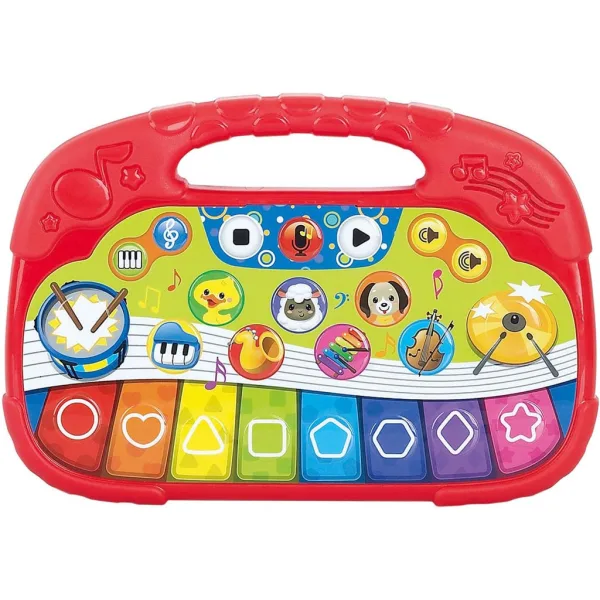 Playgo: Fröhliches Tierband-Babyklavier Bild 2