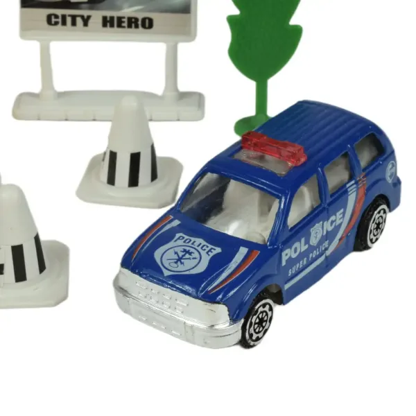 Polizei-Set: Polizeiset mit Fahrzeugen und Zubehör in verschiedenen Ausführungen 1 Stk. Bild 13