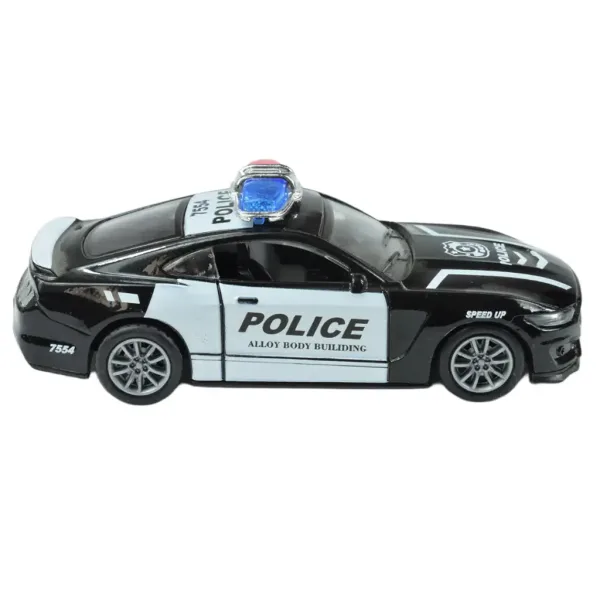 Polizeiautos: Schwungrad-Metall-Polizeiauto in verschiedenen Ausführungen 11cm 1 Stück Bild 10