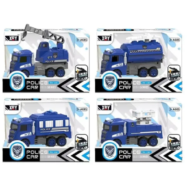 Polizeilastwagen in Blau-Weiß in verschiedenen Varianten Bild 2