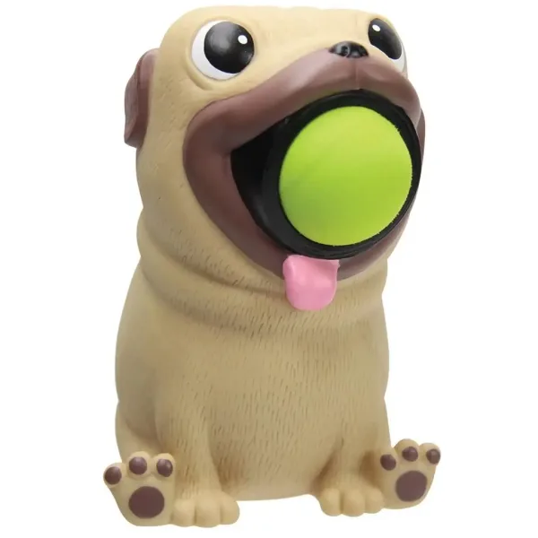Popper Mops Hund mit Ballwerfer Bild 3