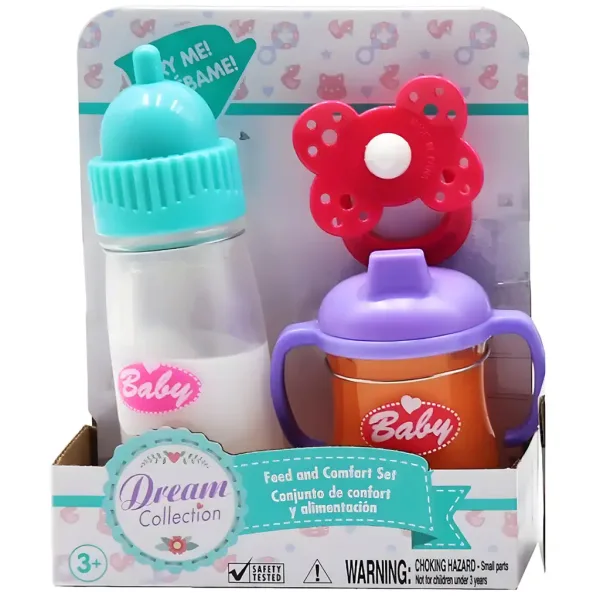 Puppenzubehör-Set mit Fläschchen, Schnuller und Geräuschen Bild 2