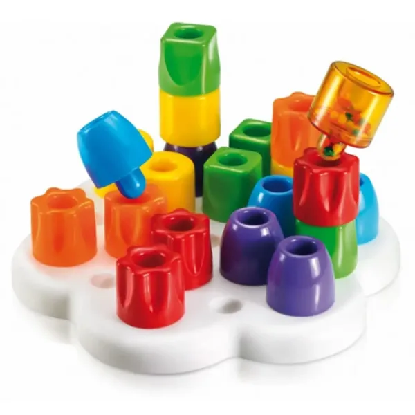 Quercetti: 21-teiliges Steckspiel-Set für Kleinkinder Bild 2