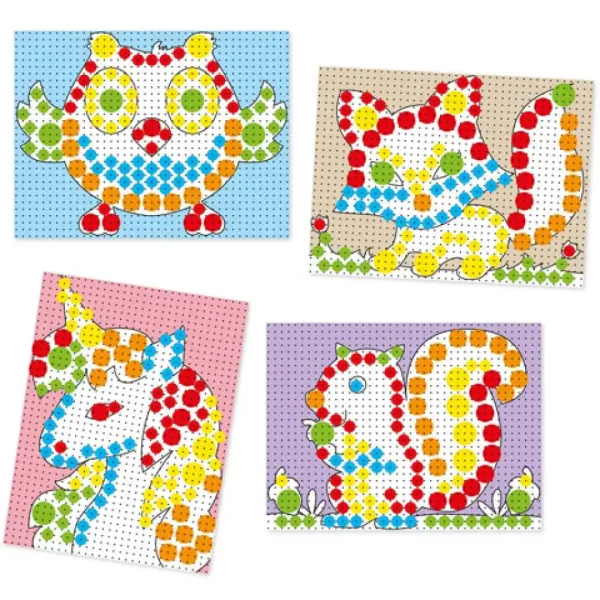 Quercetti: Bunte Steckmosaik-Set 150-teilig Bild 3
