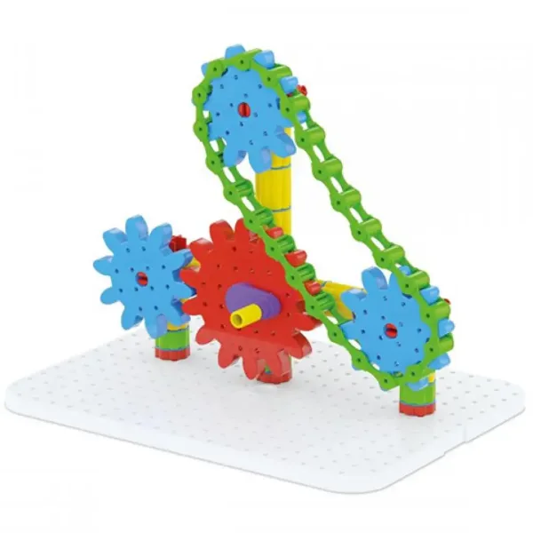 Quercetti: Georello Tech Konstruktionsspiel Starter-Set, 100-teilig Bild 3