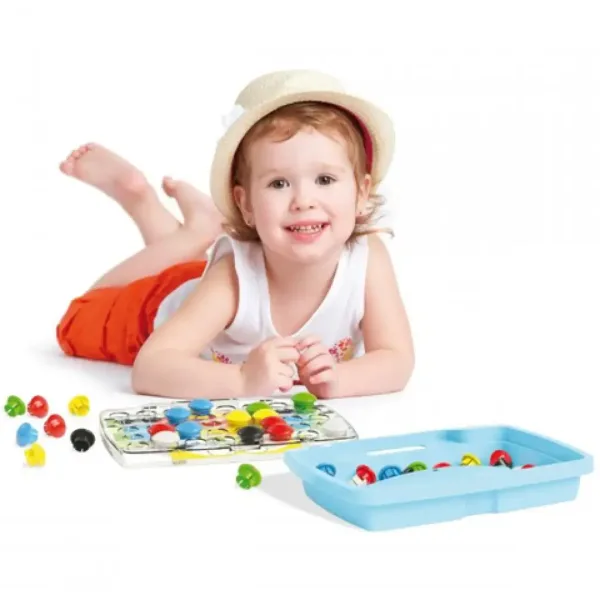 Quercetti: Pixel Junior Baby-Riesensteckspiel Bild 3