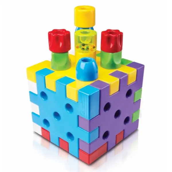 Quercetti: Qubò Kombi Bausteinspiel 19-teilig Bild 4