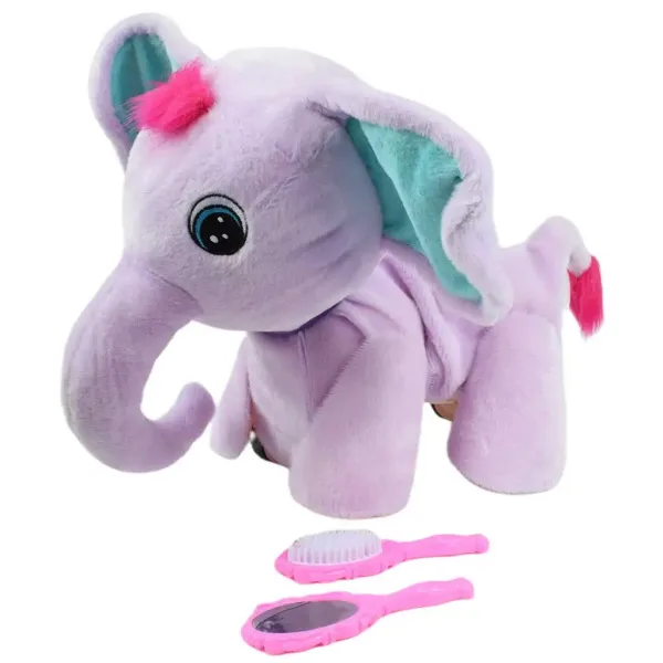 RC Cute Pet: Ferngesteuertes interaktives Plüschelefant mit Zubehör 2.4GHz 40cm Bild 3