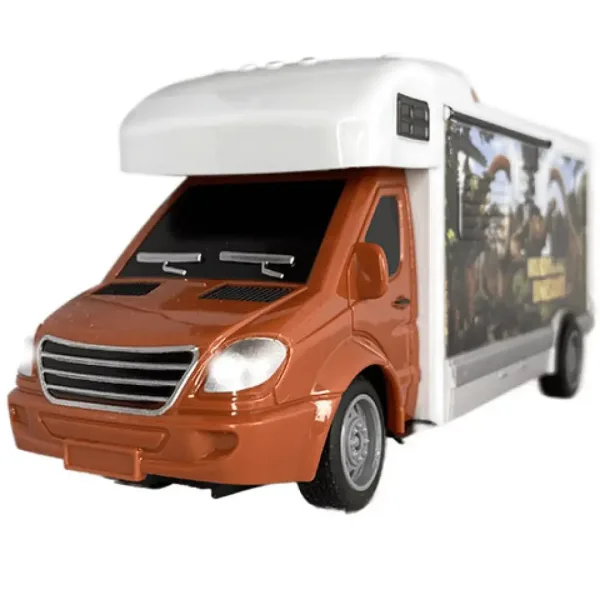 RC-Fernbedienung Walking with Dinosaur Wohnmobil mit Licht 27MHz 1/32 Maßstab 25cm Bild 3