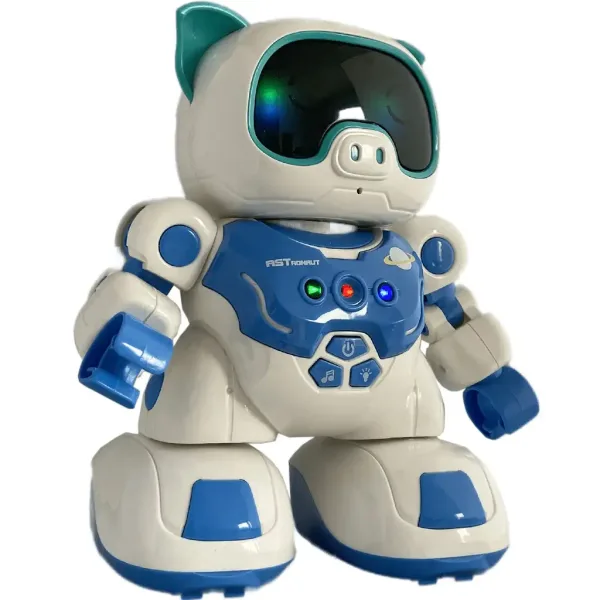 RC Ferngesteuerter interaktiver tanzender Roboter-Schwein mit Licht- und Soundeffekten 20cm Bild 4