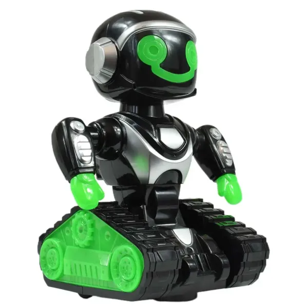 RC Interaktiver ferngesteuerter MacroBot in Schwarz-Grün mit Licht und Ton, 20 cm Bild 3