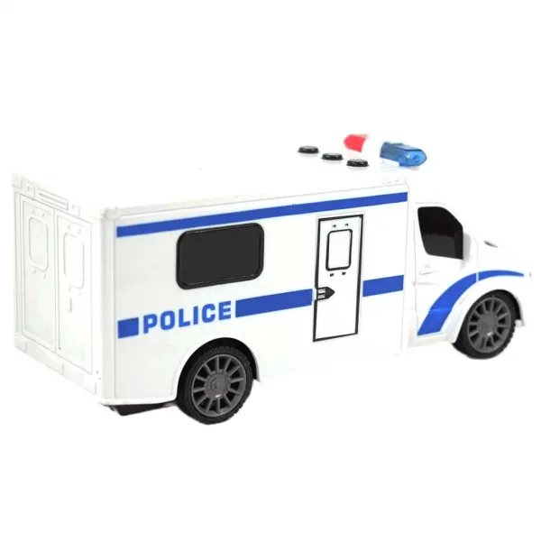 RC ferngesteuerter Polizeibus mit Licht- und Soundeffekten, Maßstab 1:24, 20 cm Bild 2