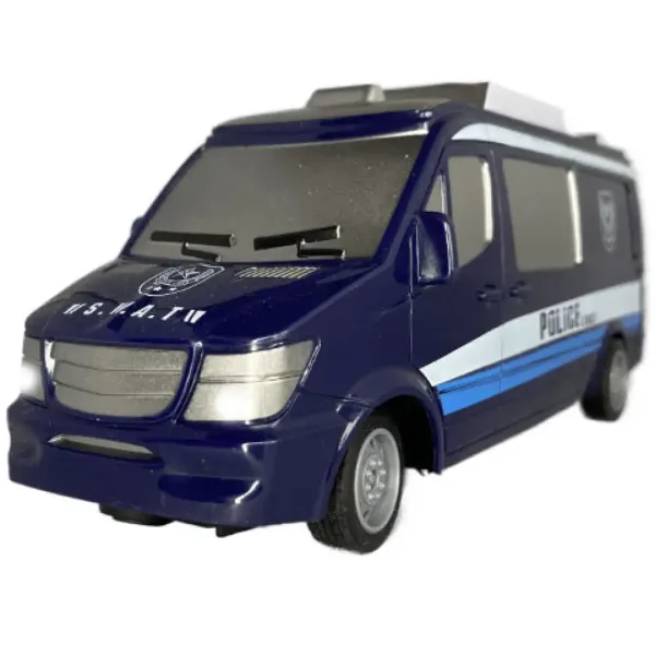 RC ferngesteuerter SWAT Polizeibus mit Licht 27MHz 1/32 Maßstab 25cm Bild 3