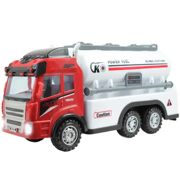 RC ferngesteuerter Tanklastwagen mit Lichteffekten 1/43 Maßstab 27 MHz 21cm Bild 3