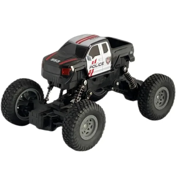 RC-ferngesteuerter 4WD-Polizei-Crawler im Maßstab 1:18, 21 cm Bild 2