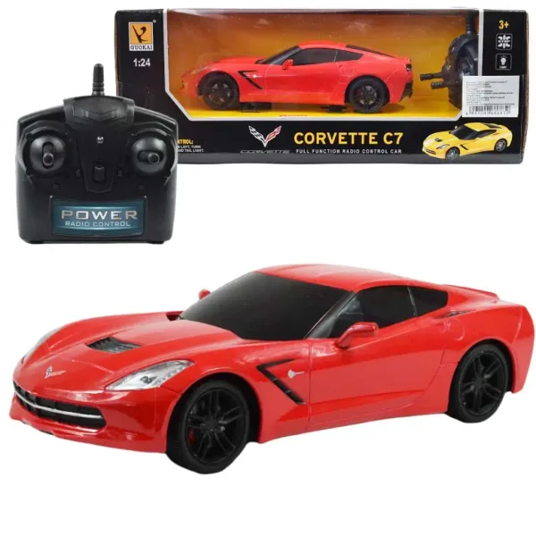 RC ferngesteuertes Chevrolet Corvette C7 ferngesteuertes Auto 1/24 Maßstab 19cm in verschiedenen Farben 1 Stück Bild 1