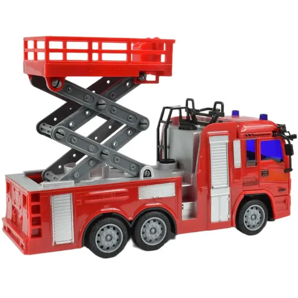 RC ferngesteuertes Feuerwehrauto mit Beleuchtung 27MHz 20cm in drei verschiedenen Varianten 1 Stück Bild 4