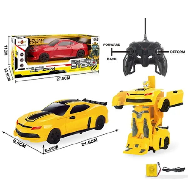 RC ferngesteuertes Roboter-Camaro-Sportauto im Maßstab 1/16 in zwei verschiedenen Farben. Bild 1