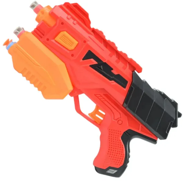 Raid Launcher: Manuelle Schaumstoffwaffe mit Zielscheibe und Patronen 26cm Bild 2