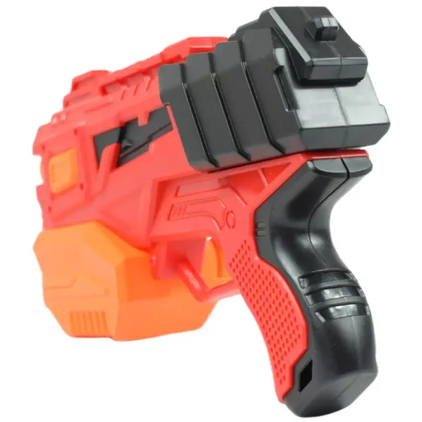 Raid Launcher: Manuelle Schaumstoffwaffe mit Zielscheibe und Patronen 26cm Bild 4