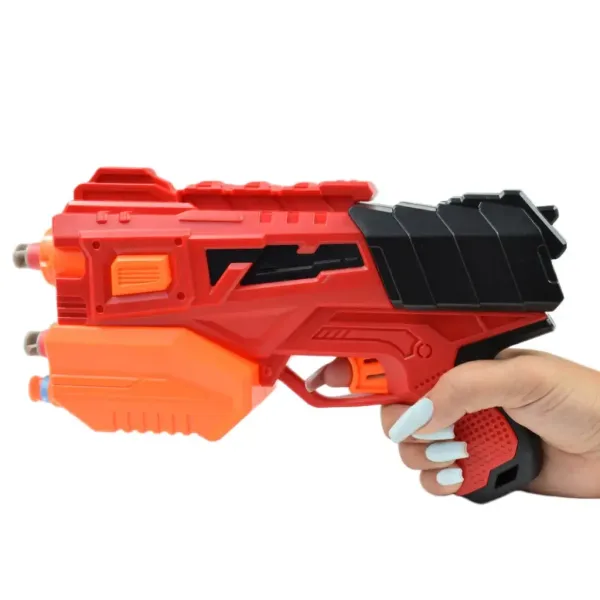 Raid Launcher: Manuelle Schaumstoffwaffe mit Zielscheibe und Patronen 26cm Bild 5