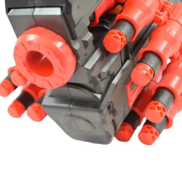 Rattle Belt Track Pro: Schaumstoffschusswaffe mit Magazin und Munition, Schussweite 18 Meter Bild 5
