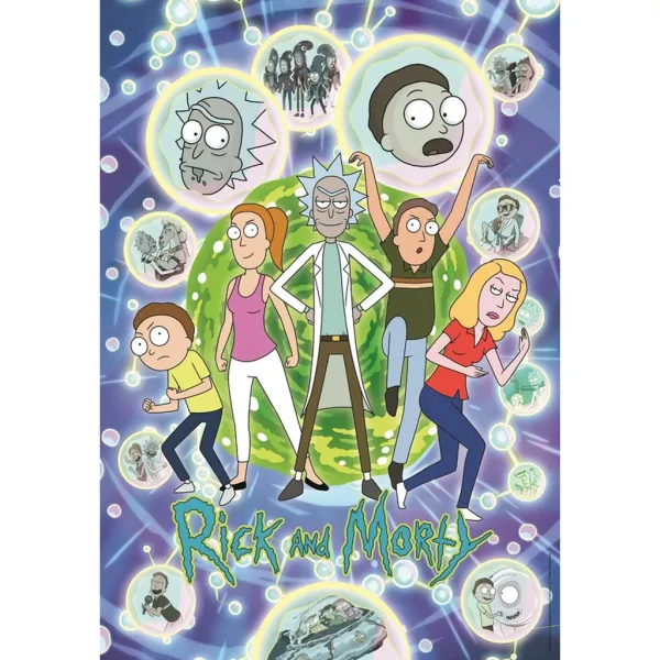 Rick und Morty 1000-teiliges Puzzle - Clementoni Bild 2