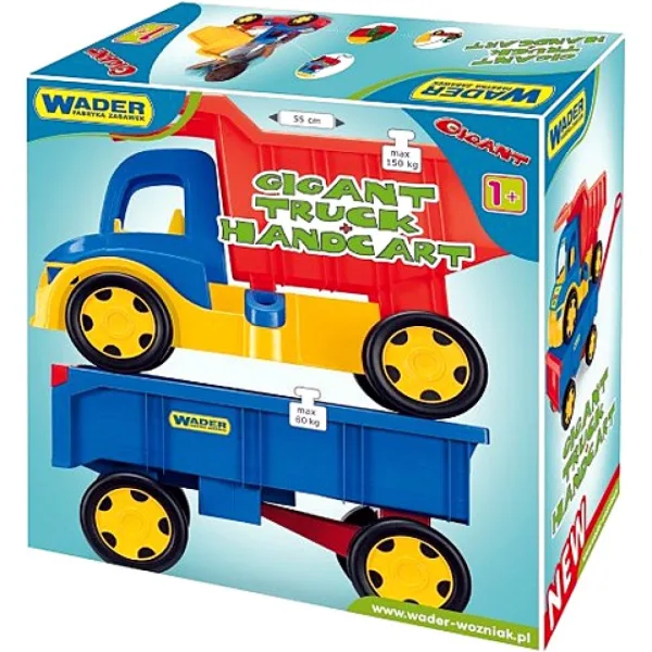 Riesiger Muldenkipper mit Handwagen - Wader Bild 2