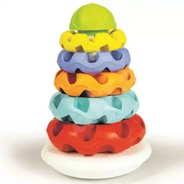 Ringpyramide aus 100% recyceltem Kunststoff - Clementoni Baby Bild 2