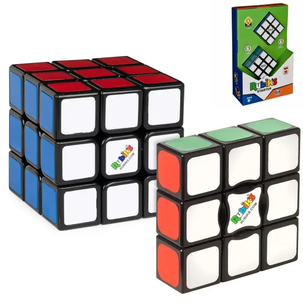 Rubik-Anfängerset mit 3x3- und 1x3-Würfeln - Spin Master Bild 2