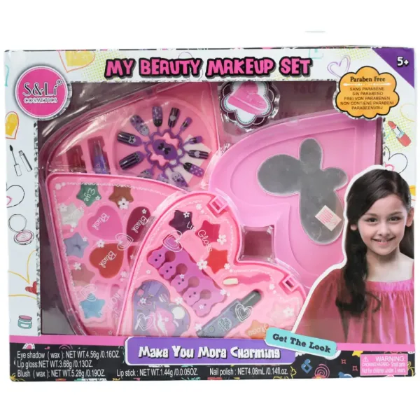 S&Lí Cosmetics: Premium Make-up und Nagelpalette in herzförmiger dreistöckiger Box Bild 5