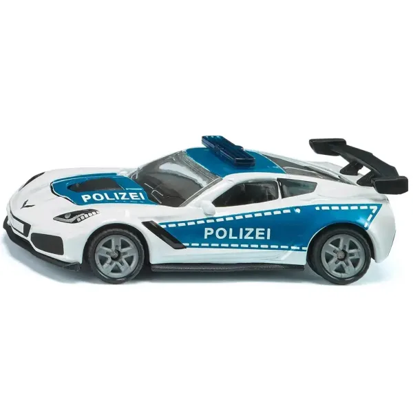 SIKU Chevrolet Corvette ZR1 Polizeiauto 1/64 Bild 1